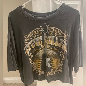 Steve Miller Band, Graphic Cropped T-Shitt